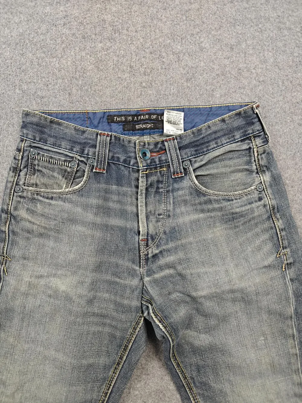 Vintage Levi's Jeans Mens 30x30 Blue Light Wash Straight Regular Fit Denim